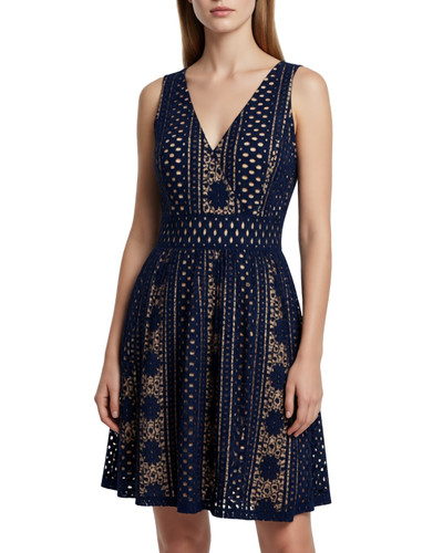 Damen kleid soieblu - damen,