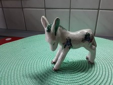 Kleiner Esel - Keramik Figur Majolika Karlsruhe