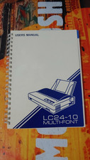 STAR LC24- 10 Colour Computerdrucker Users Manual (english) (Commodore 64)
