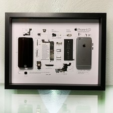 iPhone 6s gerahmt – Zerlegte Wandkunst für Apple-Fans & Sammler