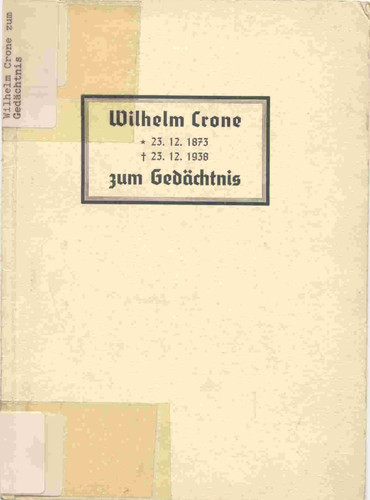 1939 wilhelm crone - wilhelm,