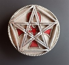 Alchemy Gothic Gürtelschnalle * Ankh * 1997 * Selten * Zinn * Alt