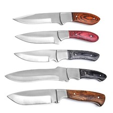 JAGD MESSER aus  Steel Blade Stainless,  Hand verarbeitetes  set of 5 pieces