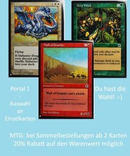 MTG Magic | Portal 1 | Auswahl an Einzelkarten | Englisch