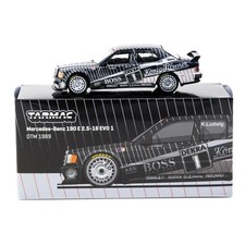1:64 Tarmac Works - Mercedes Benz 190 E 2.5-16V Evo I - Klaus Ludwig - 1989 DTM