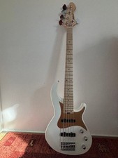 ARIA PRO II RSB Series 5-String Bass White Wood Body Japan