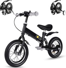 YBIKE 2-in-1 Kinderfahrrad – 12″ Balance-Bike mit optionalem Pedal-Modul