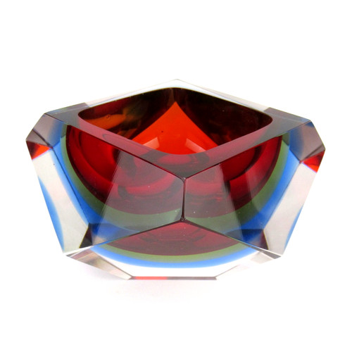 Murano glas aschenbecher - glas,