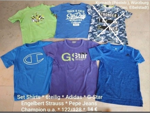 Set shirts 5teilig adidas - set, *