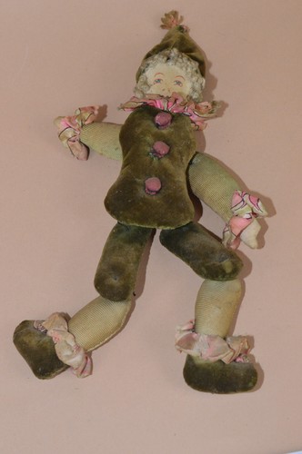 Antike stoff puppe - antike,