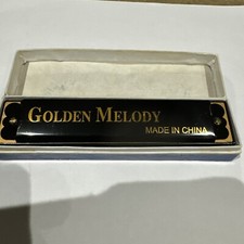 Golden Melody Mundharmonika 32 Loch 13 cm verpackt aus China