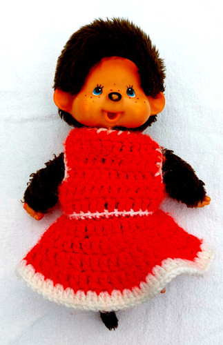 Monchichi mit kleid braun - monchichi,