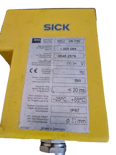 Sick weu 730 lichtschranke - weu,