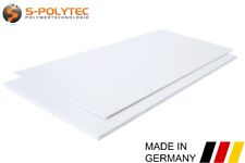 ABS Kunststoffplatte | Zuschnitt | WEIß | DIN A4, 20x30cm, 100x20cm, 100x49cm