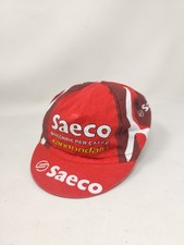 Vintage Cappellino Cycling Mütze Saeco Cannondale Team Original
