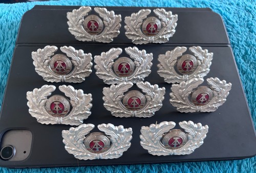 10x ddr mützenabzeichen - 10x,