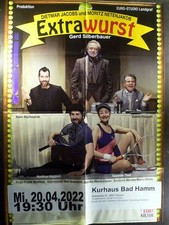 Extrawurst Gerd Silberbauer - Hamm - Veranstaltungsposter A1 84x60cm gefaltet