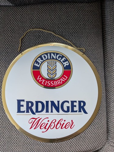 Erdinger werbeschild - erdinger,