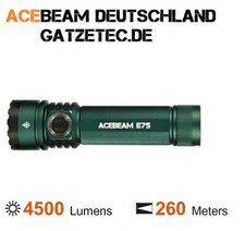 ACEBEAM E75 LED Taschenlampe