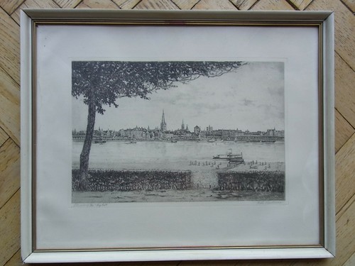 Radierung fritz friedrich - fritz,