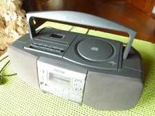 Schöne Sony CFD-S 37L CD Radio Cassette Recorder, auch Batterie Betrieb möglich!