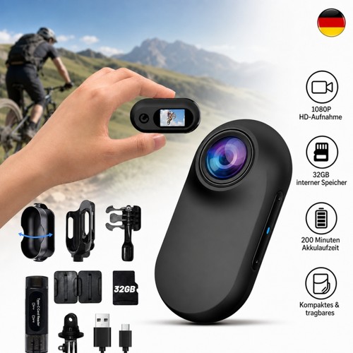 Mini actionkamera 1080p - 1080p, hd