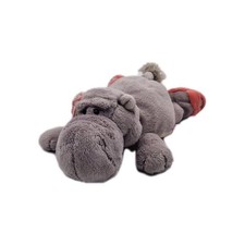 NICI Nilpferd Happy Summer liegend mit Blume Plüsch Stofftier Kuscheltier ca22cm