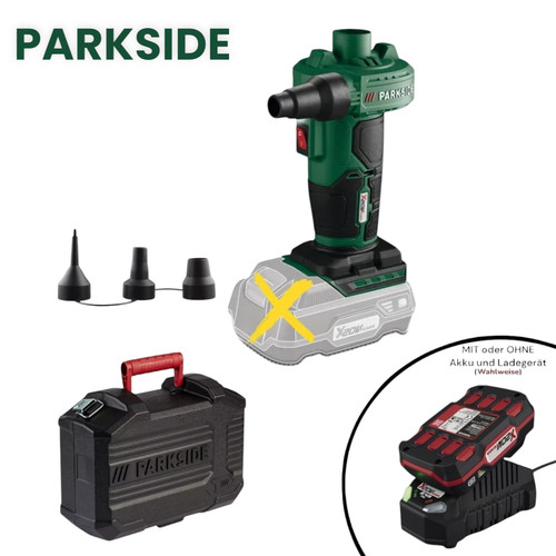 Parkside 20v akku luftpumpe - parkside, akku-