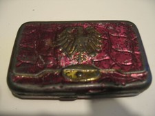 Antike blech dose - antike, blech-dose