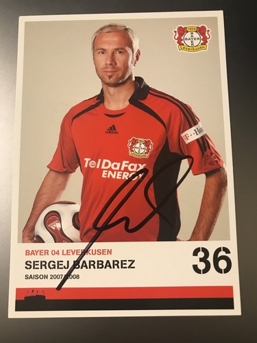 Autogramm sergej barbarez - sergej,