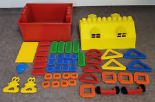 Steckbausteine mit Aufbewahrung Haus