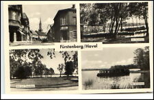 Fürstenberg Havel Brandenburg alte DDR Mehrbild AK 1970 Bootshaus Schwedtsee u.a