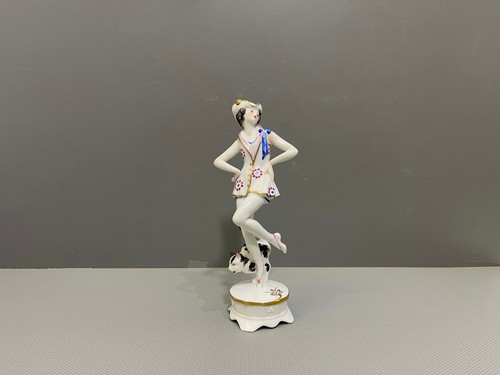 Volkstedt figur dame frau - volkstedt,