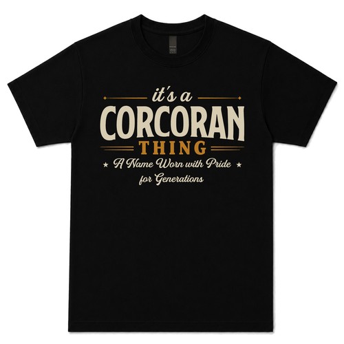 Corcoran thing a name - it's,