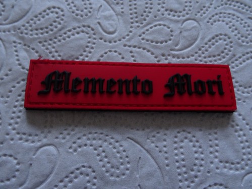 Memento mori patch pvc - mori,