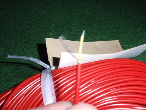 Rarität rotes kabel - rotes, d~2mm