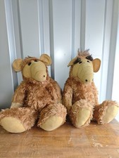 2x Plüschfiguren Retro