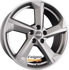 4 Alufelgen DBV TORINO III Hyper Silber Front Poliert 8x19 ET45 5x112 19 Zoll