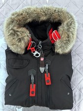Wellensteyn Rescue Parka – Schwarz/Rot, wind- & wasserdicht, Größe L
