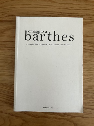 Hommage barthes verlag gaia - an,