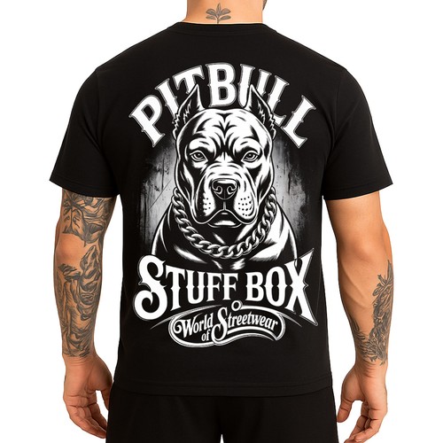 Stuff box herren shirt - shirt, pitbull