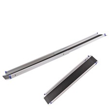 Alu Teleskoprampe DTR150, Auffahrrampe für Rollstuhl, Fahrrad, bis 150kg