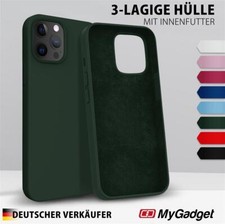 Hülle für Apple iPhone 12 Pro Max - Cover 3 Lagig (TPU / Hardcase / Mikrofaser)