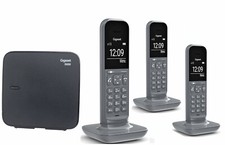 Gigaset CL390HX Trio SET VoIP Schnurloses Telefon Festnetztelefon DECT Antrazit