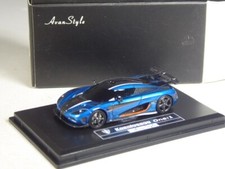 (KI-05-36) Frontiart Koenigsegg One:1 blau metallic Hypercar in 1:87 in OVP