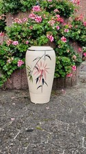 Große SCHEURICH VASE BODENVASE *europ line* 50 cm hoch, Vintage 70er Jahre Retro