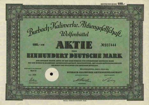 Burbach kaliwerke 1951 - burbach,