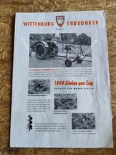 Wittenburg Erdbohrer Prospekt