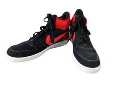 Nike Court Borough Mid Sneaker 44 UK 10 Basketballschuhe Leder High Top (21586)