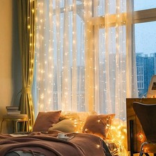 3×3m LED Kugeln Lichterkette Außen Innen Weihnachten Party Garten Deko Warmweiß